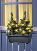 Balkonbox met LED-boom 