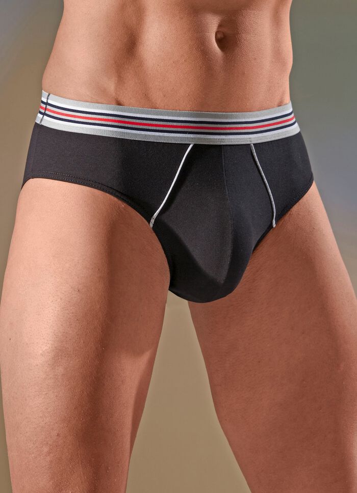 Pak van vier slips met elastische band 