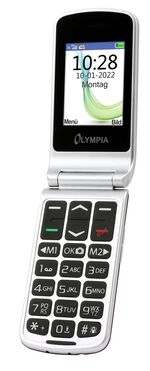 Olympia Style Duo klaptelefoon met extra groot lettertype 