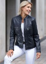 Kort leren jack van &ldquo;Caminari&rdquo; 