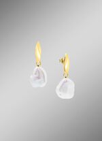 Unieke oorbellen met Keshi parels 