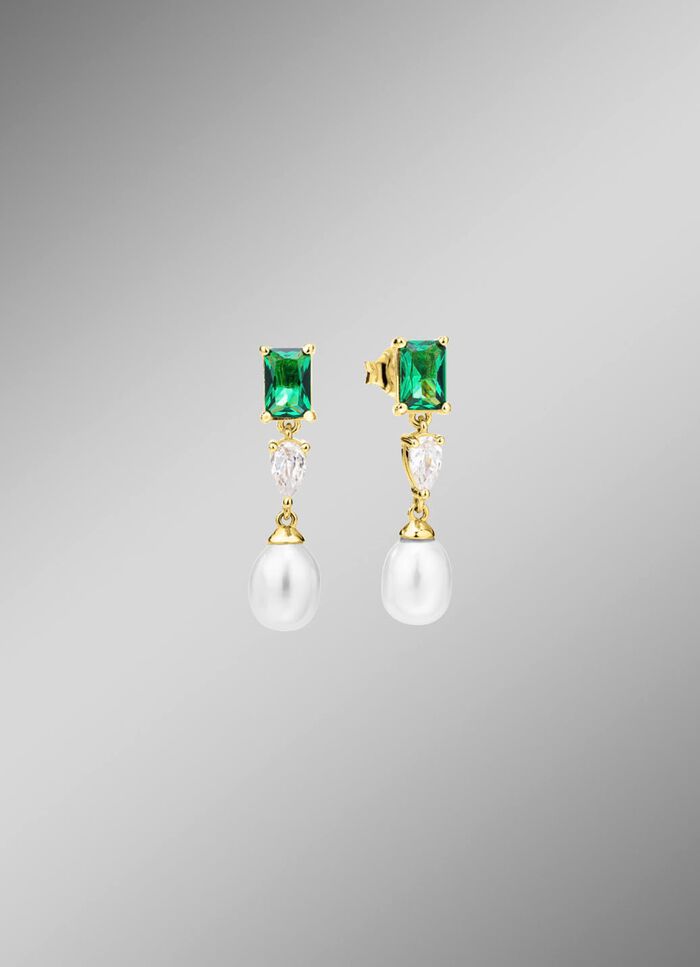 Elegantie in beweging &ndash; oorbellen met parels en kristalglans 