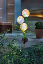 LED-lampje met 3 bolbloemen 