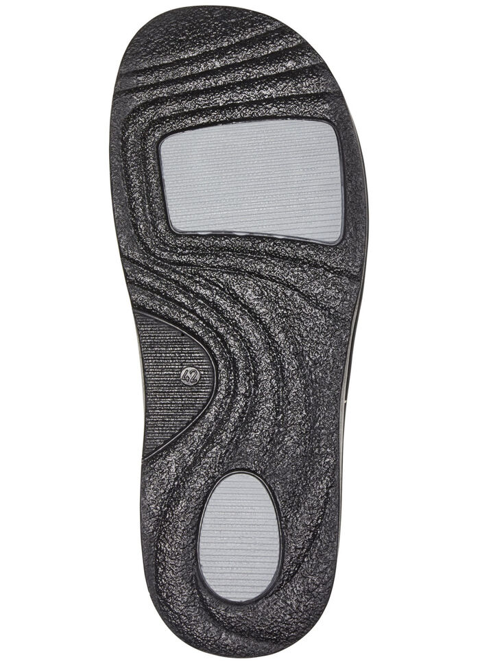 Mubb pantoffels met elastische banden aan de zijkanten BRUIN