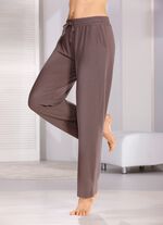 Slaap- en vrijetijdsbroek met trekkoord in de elastische tailleband 