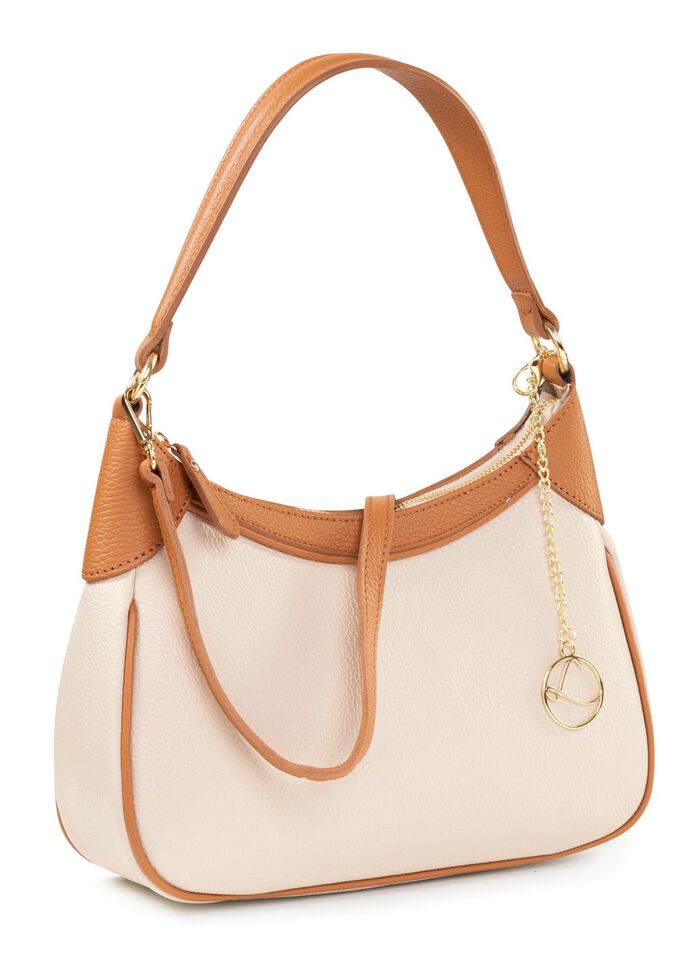Laurina, tas, dames, met afneembare, verstelbare schouderband BEIGE-BRUIN
