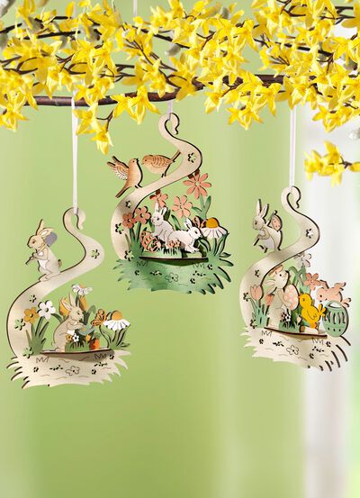 Hangers, set van 3 