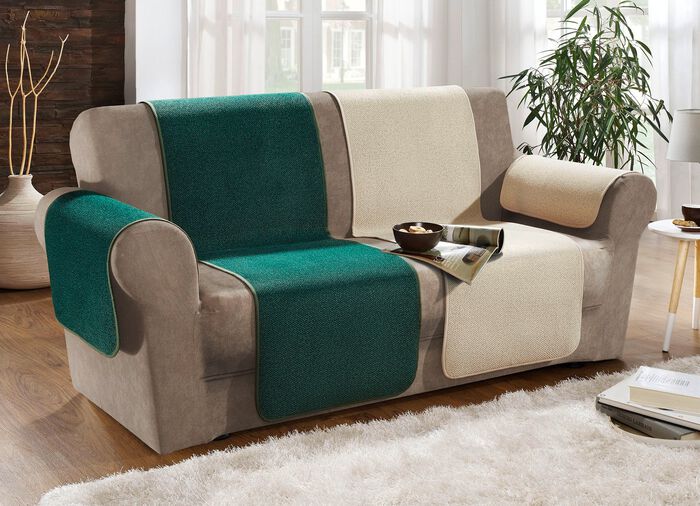 Fauteuil-, bank- en armleuningbeschermers met antisliplaag 