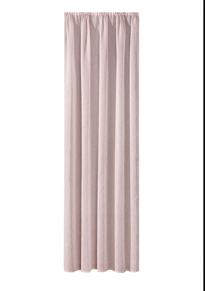 Gordijn in linnenlook ROSÉ
