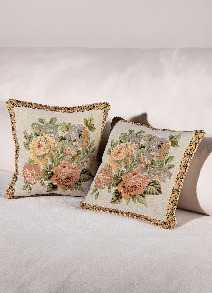 Kussenhoes met rits, set van 2 