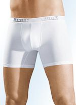 Set van drie onderbroeken met elastische tailleband, effen 