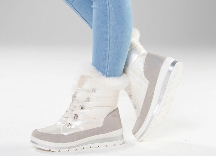 ELENA EDEN, gevoerde dameslaarzen, winterschoenen, breedte G, met uitneembaar voetbed 