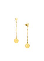 Oorbellen met balletjes 