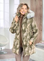 Jas met design van imitatiebont 