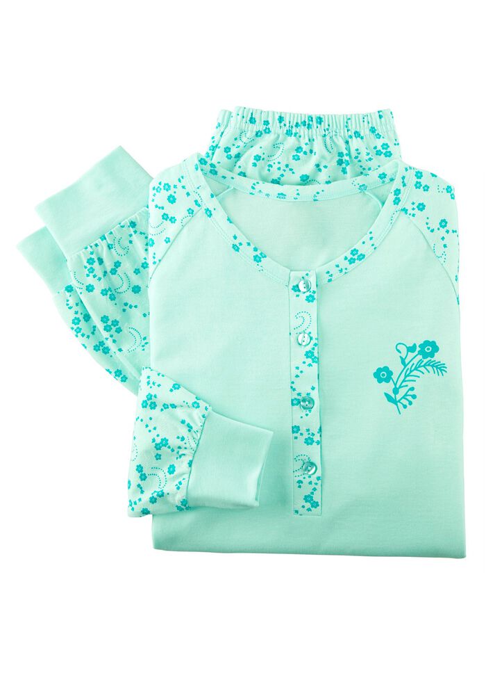 Twee-pack pyjama's met manchetten 