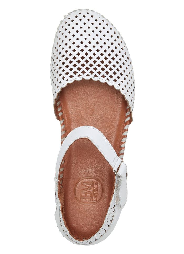 ELENA EDEN, zomerse damessandalen, breedte G, gemaakt van leer 