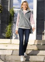 Vest van pluizig imitatiebont 