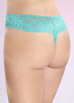 Sexy setje van drie strings van elastisch kant 