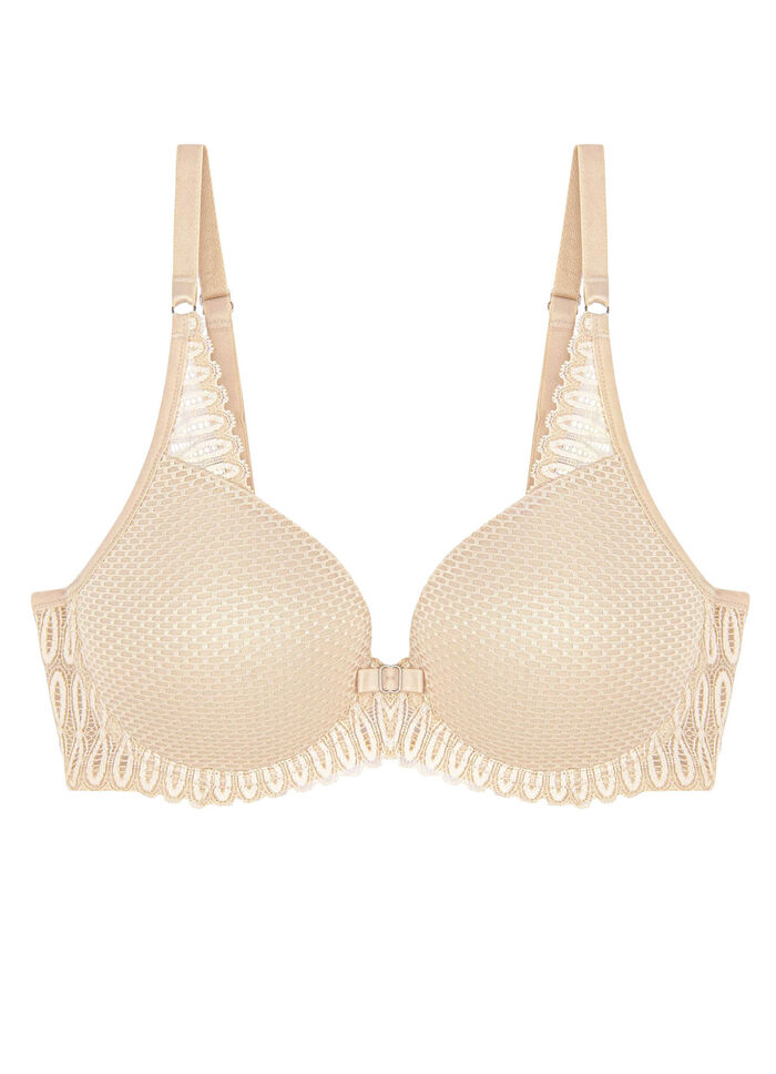 Triumph Aura Spotlight beugelbeha met elastische kant CRÈME