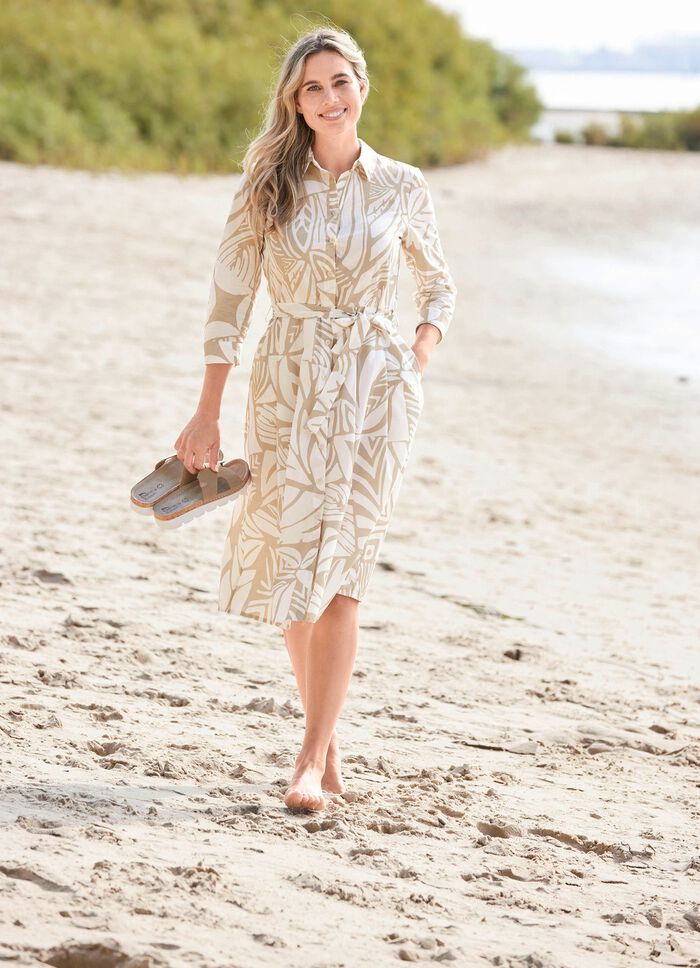 Jurk met overhemdkraag 