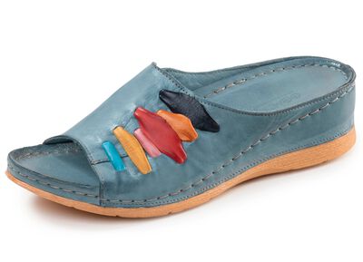 Gemini, trendy damesmuiltjes, breedte G, met elastische band 