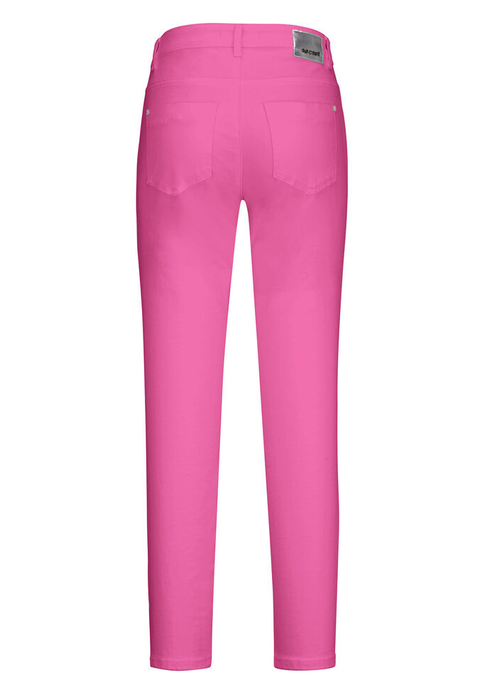 Elegante jeans met effectieve strasssteentjes ROZE