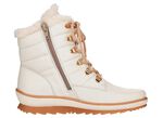 Remonte, gevoerde dames enkellaarsjes, winterschoenen, breedte G, met lamswol NATUURWIT