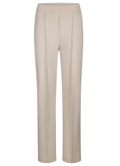 Broek met geperste vouwen 