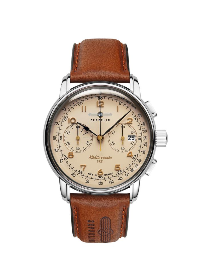 Zeppelin Mediterranee heren quartzhorloge 