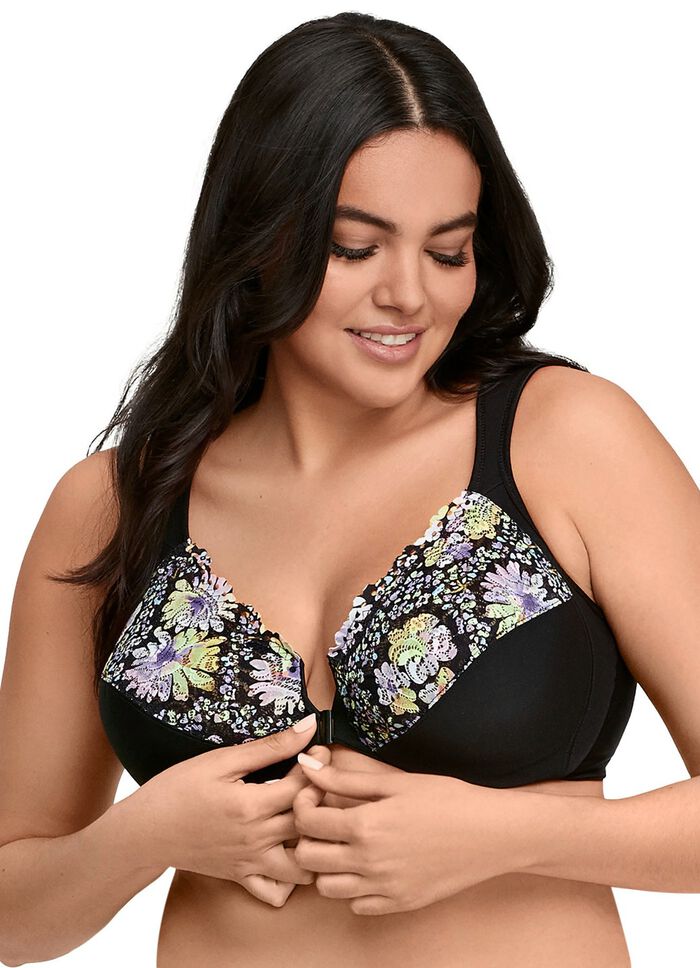 Glamorise beugelbeha met bloemdessin 