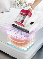 Mijtenstofzuiger – vernietigt 99,9% van alle mijten, bacteriën en ziektekiemen ROOD