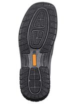 GINO GALANTE, klassieke heren veterschoen, met uitneembaar voetbed ZWART