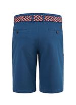 Casual "Redpoint" Bermuda met stoffen riem in 3 kleuren 