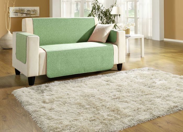 Fauteuil-, bank- en armleuningbeschermers met bandrand GROEN