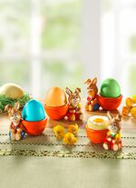 Eierdopjes van porselein, set van 4 