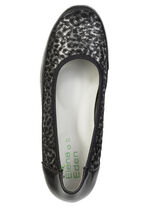 ELENA EDEN, comfortabele damesballerina's, breedte G, met uitneembaar voetbed SCHWARZ