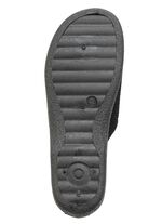 Pantoffels met scheerwolvoering ZWART