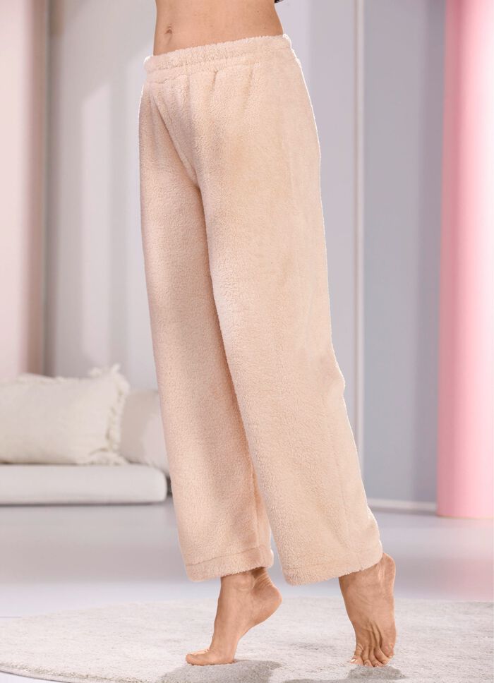 Lange loungebroek met elastische tailleband 