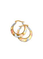 Driekleurige oorringen 