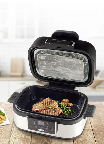 Een must voor alle barbecuefans: Multigrill met hete lucht 