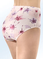 Set van vijf slips met mooie print 