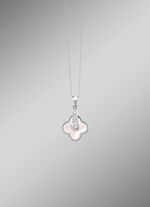 Glinsterende schelphanger met zirkonia 