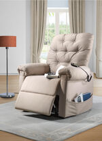 Tv-fauteuil met motor en opstahulp BEIGE