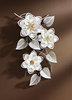 Wanddecoratie van metaal 