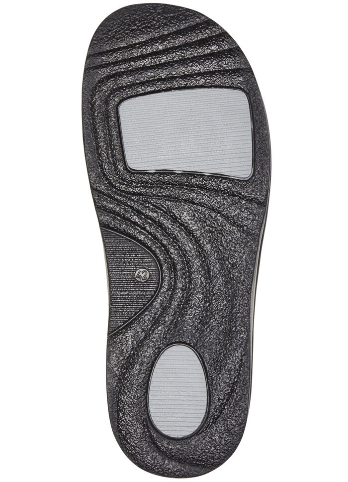 Mubb pantoffels met elastische banden aan de zijkanten ANTRACIET