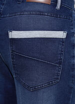Jogger denim jeans van "Francesco Botti" in 2 kleuren DONKERE JEANS