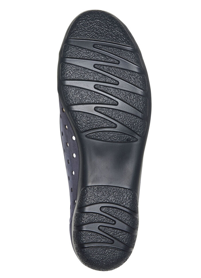 ELENA EDEN, zomerse damesballerina's, wijdte G, met uitneembaar voetbed MARINE