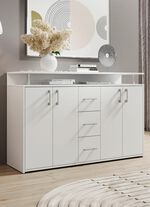 Stijlvol highboard WIT