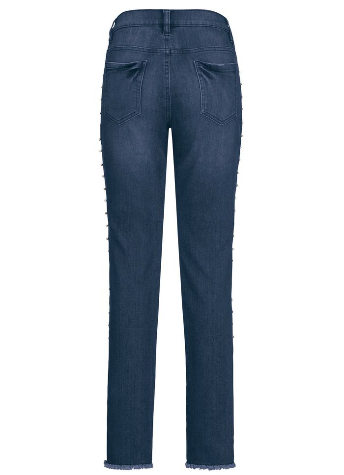 Elegante jeans met leuke decoratieve kralen 