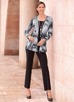 Fascinerend lang shirt in jasjelook 